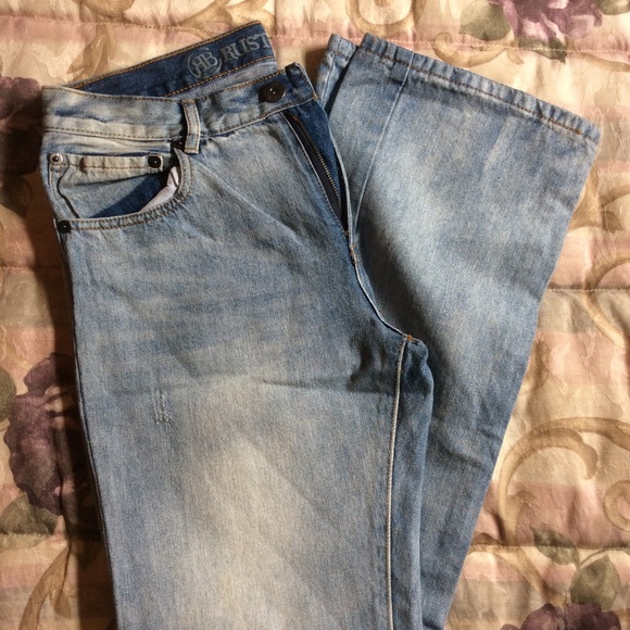 rustic blue jeans